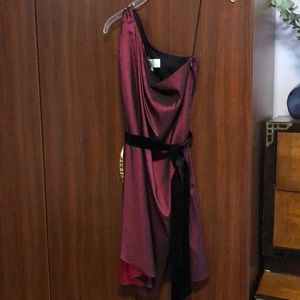 One shoulder cocktail dress, S